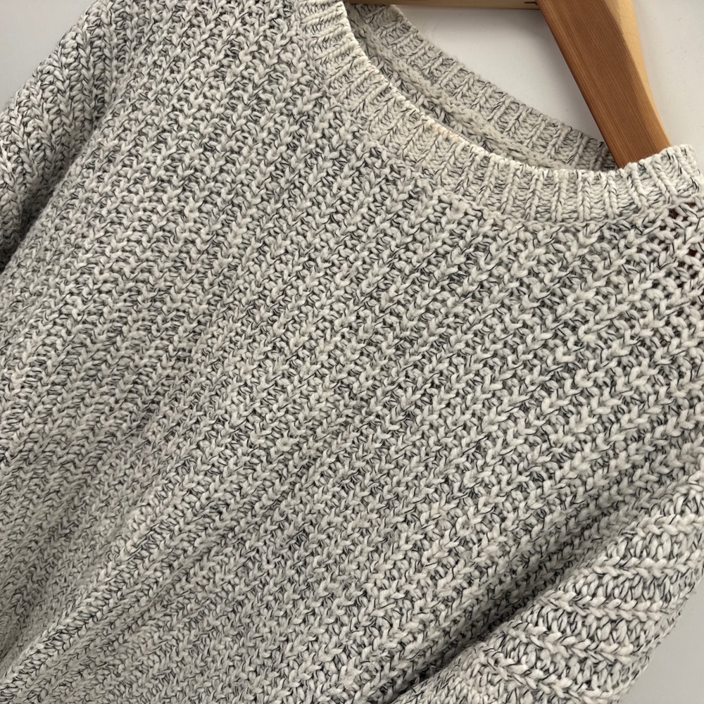 Cotton‎ On Knit Wear Womens M Grey Marled Chunky High Low Sweater